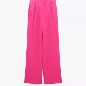 Fuchsia Women's Wide-Leg Pants